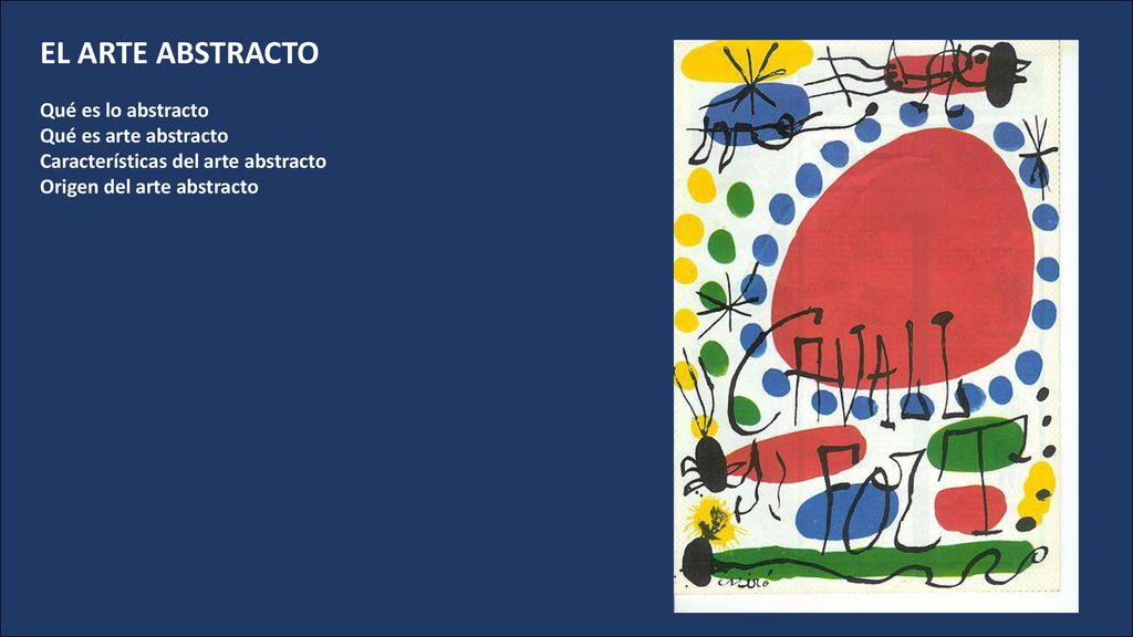 EL ARTE ABSTRACTO Qué es lo abstracto Qué es arte abstracto