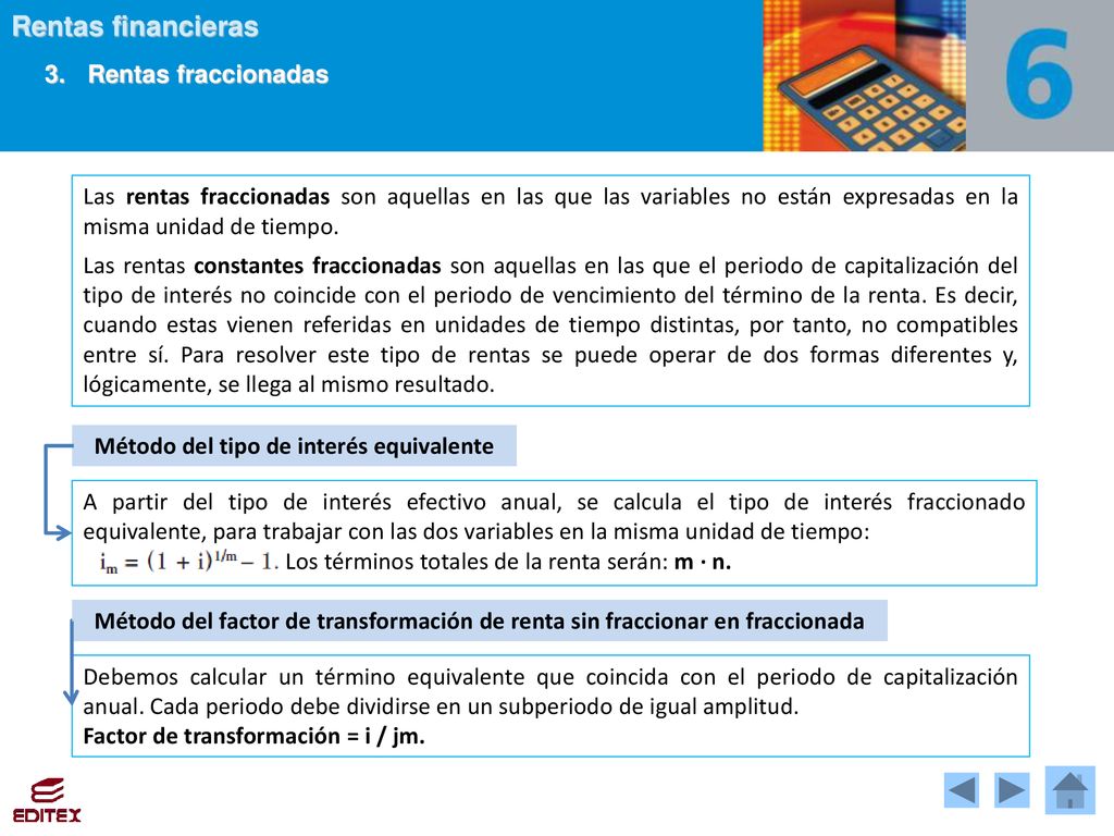 Método del tipo de interés equivalente