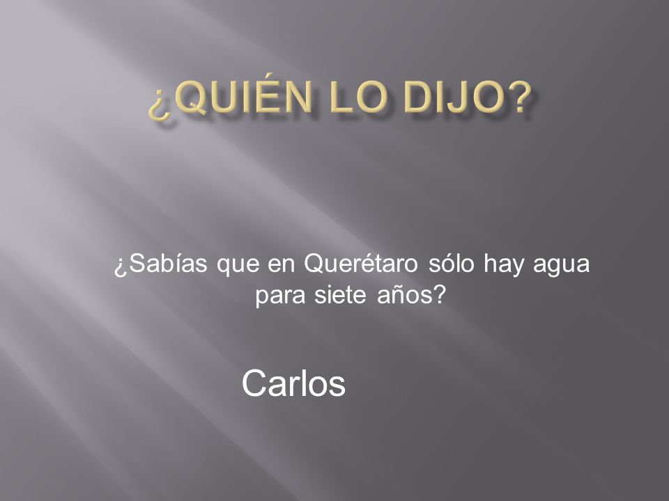 ¿Sabías que en Querétaro sólo hay agua para siete años