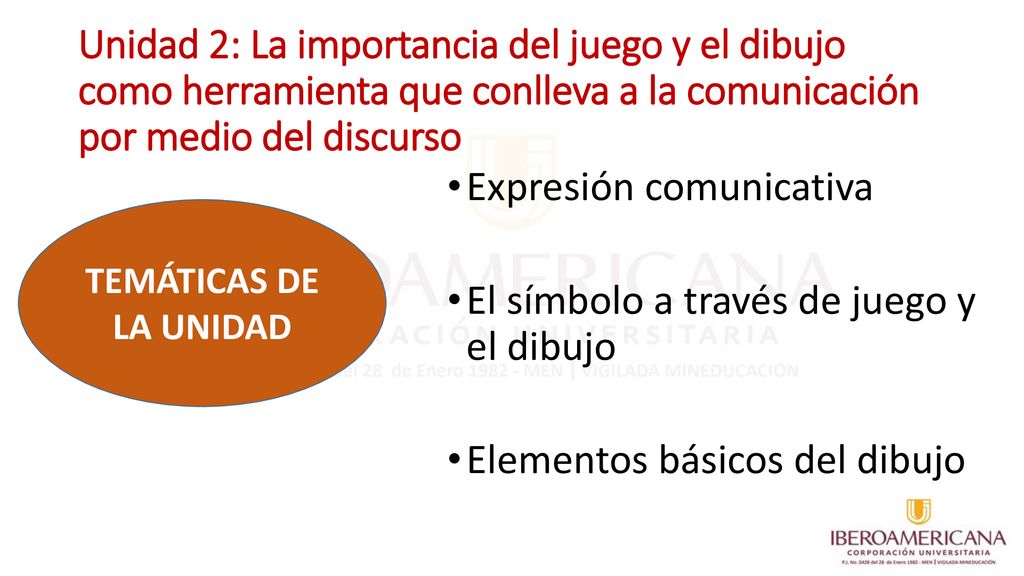 Expresión comunicativa El símbolo a través de juego y el dibujo