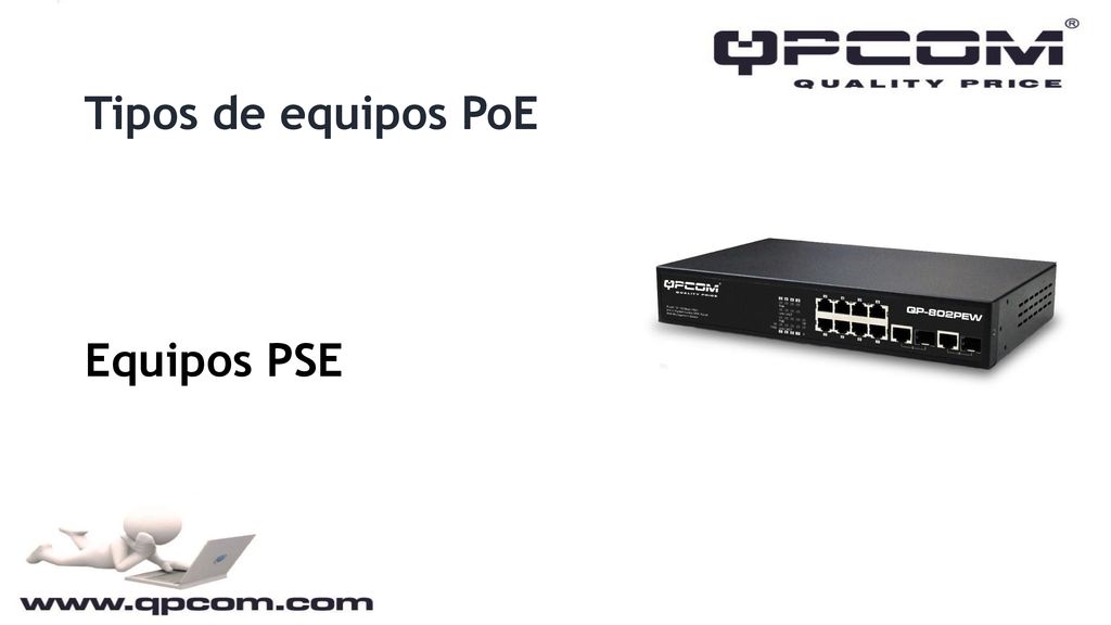 Tipos de equipos PoE Equipos PSE