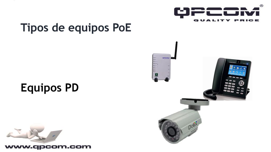 Tipos de equipos PoE Equipos PD