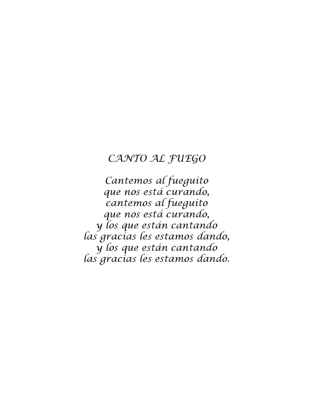 y los que están cantando las gracias les estamos dando,