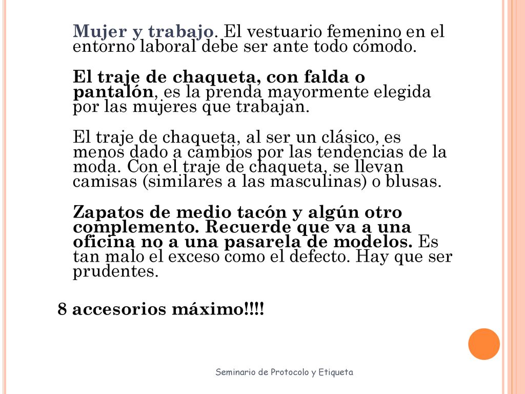 Mujer y trabajo. El vestuario femenino en el entorno laboral debe ser ante todo cómodo.