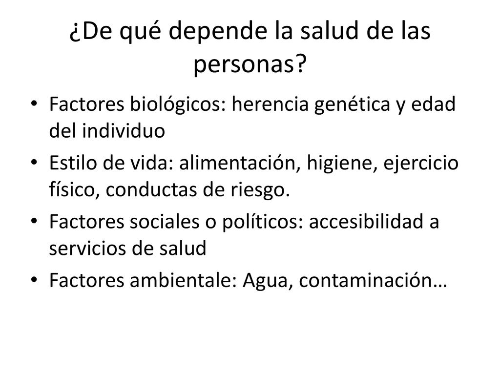 Tema 2: Salud y Enfermedad - ppt descargar