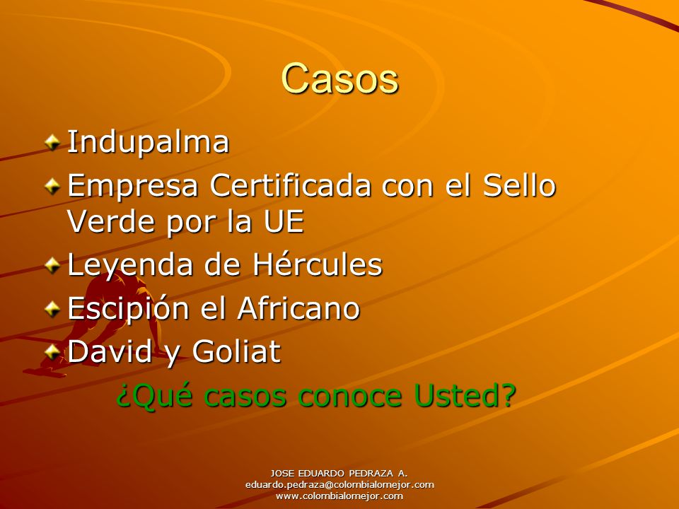 Casos Indupalma Empresa Certificada con el Sello Verde por la UE