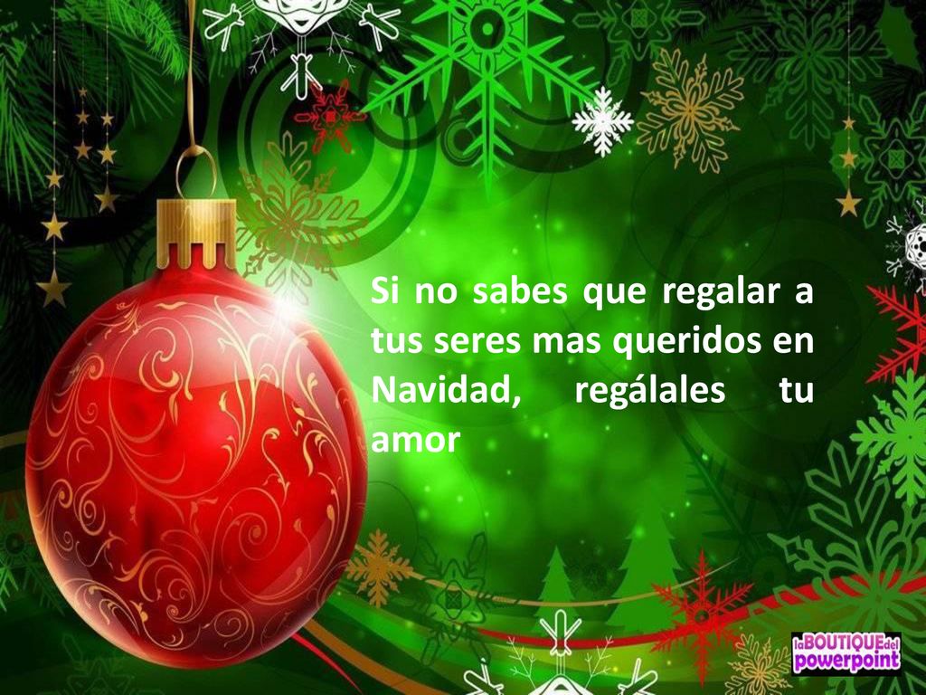 Si no sabes que regalar a tus seres mas queridos en Navidad, regálales tu amor