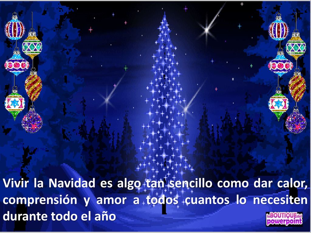 Vivir la Navidad es algo tan sencillo como dar calor, comprensión y amor a todos cuantos lo necesiten durante todo el año