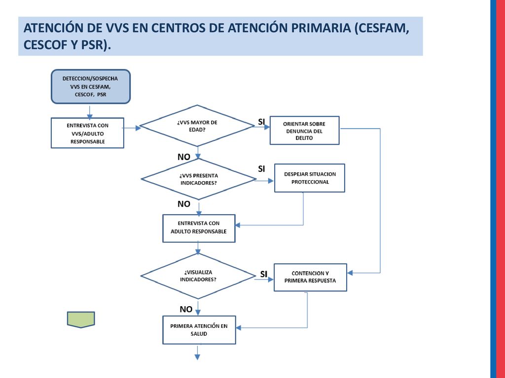 ATENCIÓN DE VVS EN CENTROS DE ATENCIÓN PRIMARIA (CESFAM, CESCOF Y PSR).