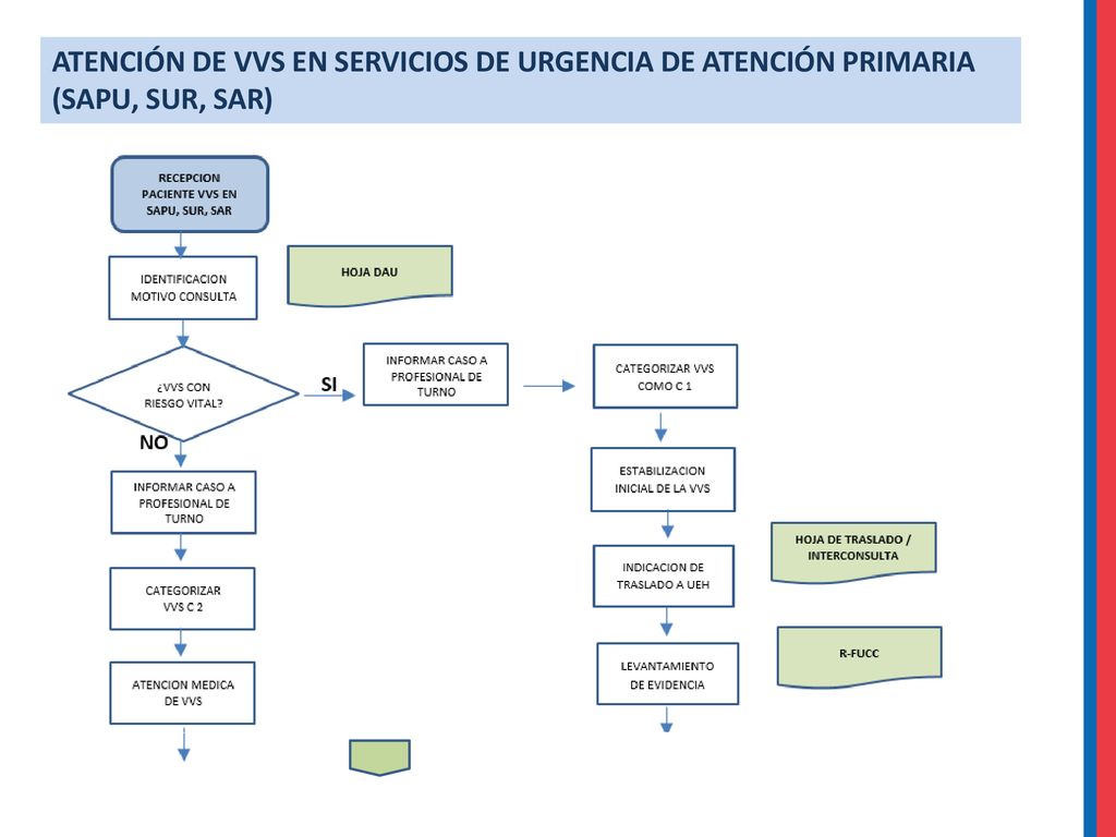 ATENCIÓN DE VVS EN SERVICIOS DE URGENCIA DE ATENCIÓN PRIMARIA (SAPU, SUR, SAR)