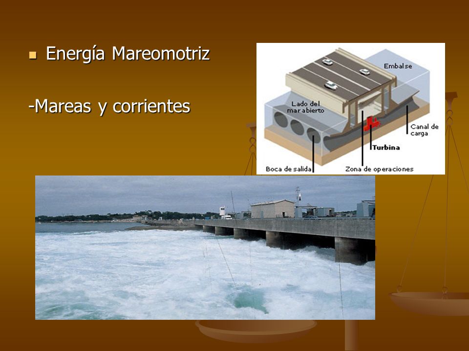 Energía Mareomotriz -Mareas y corrientes