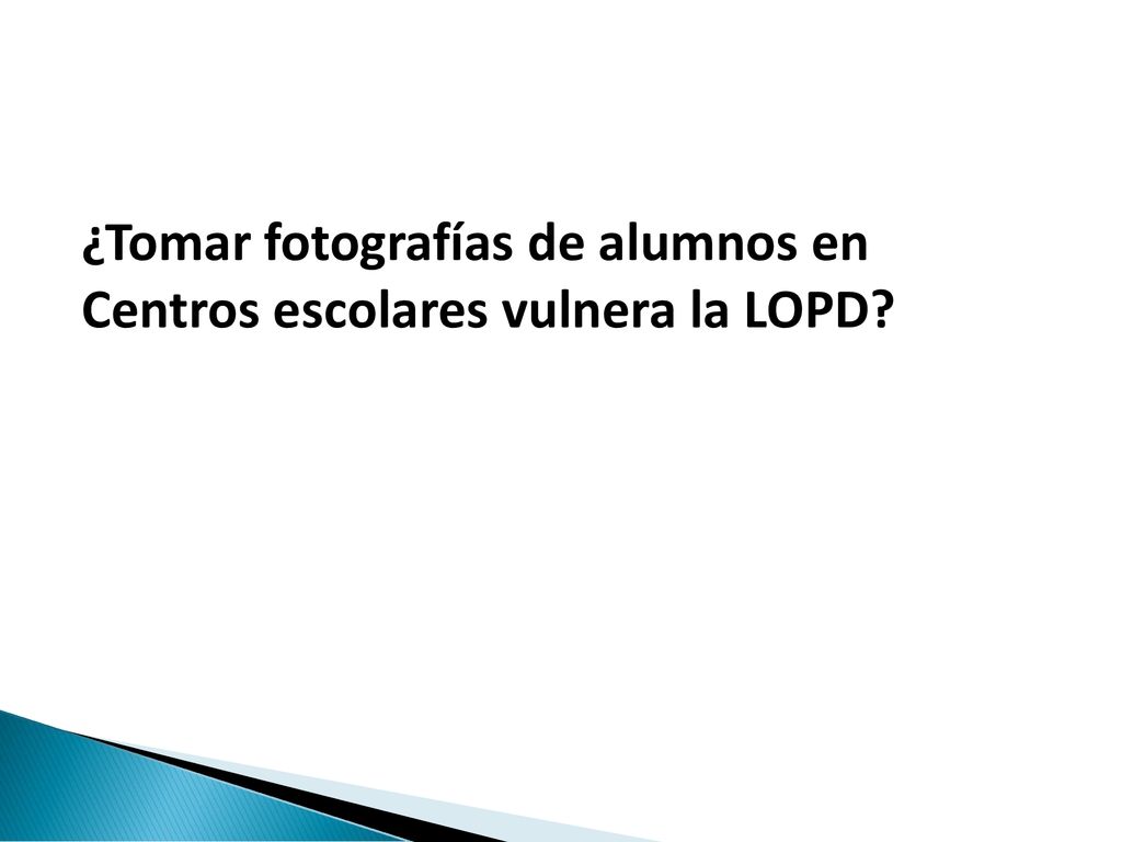 ¿Tomar fotografías de alumnos en Centros escolares vulnera la LOPD