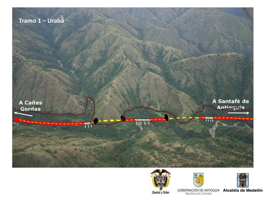 Tramo 1 – Urabá A Cañas Gordas A Santafé de Antioquia