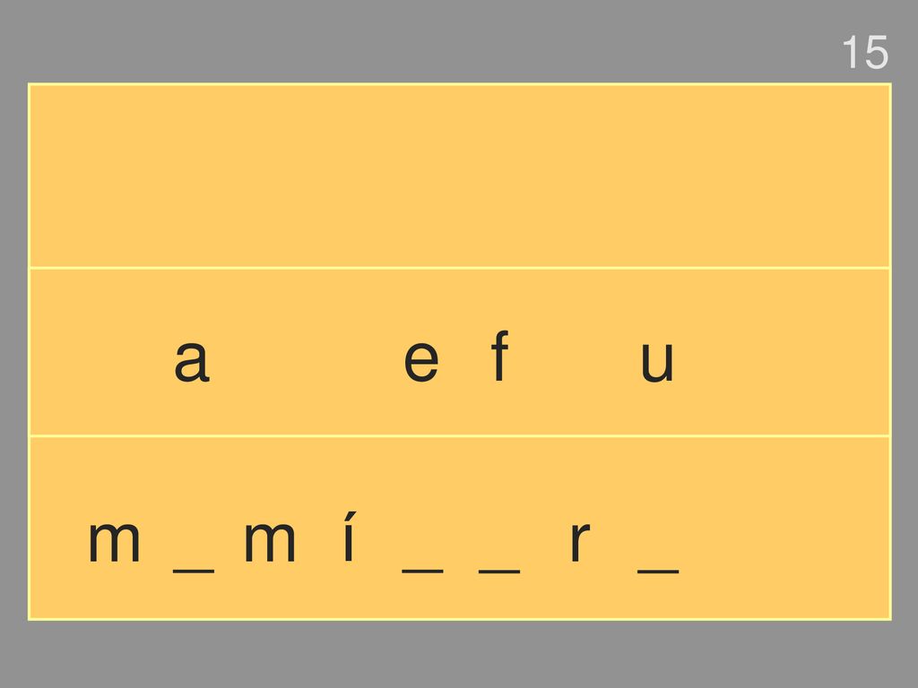 15 a e f u m _ m í _ _ r _