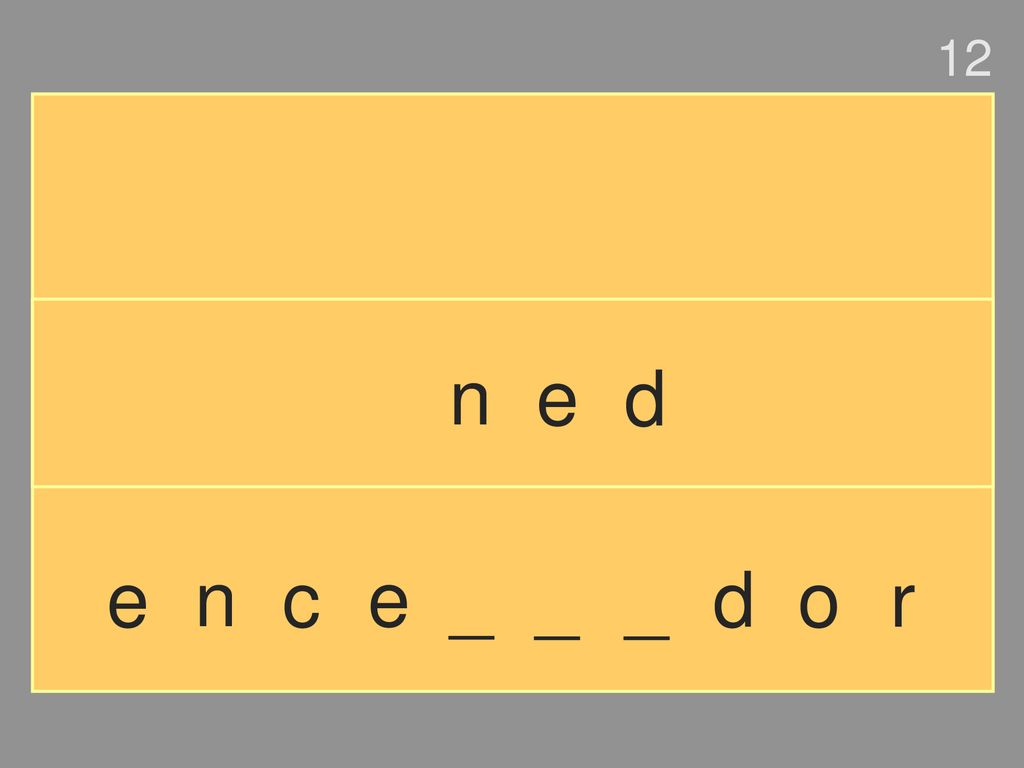 12 n e d e n c e _ _ _ d o r