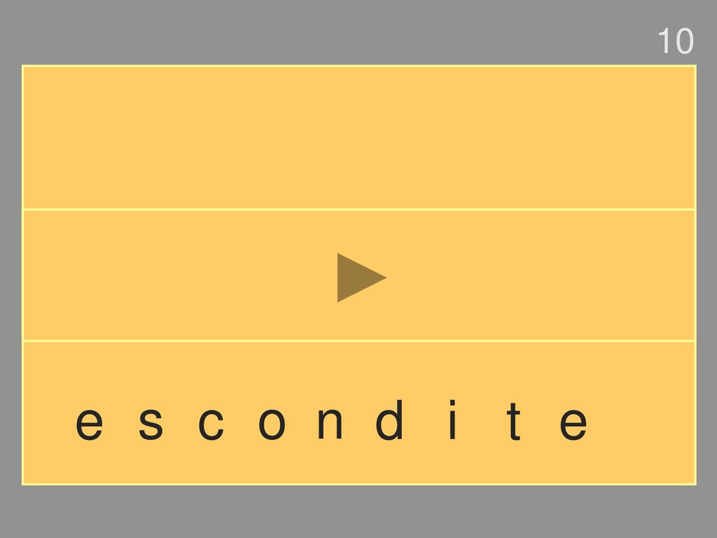 10 e s c o n d i t e