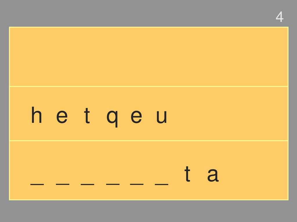 4 h e t q e u _ _ _ _ _ _ t a