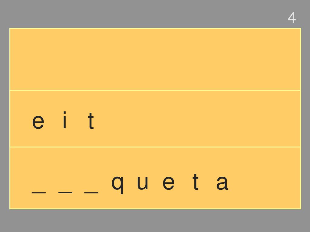 4 e i t _ _ _ q u e t a