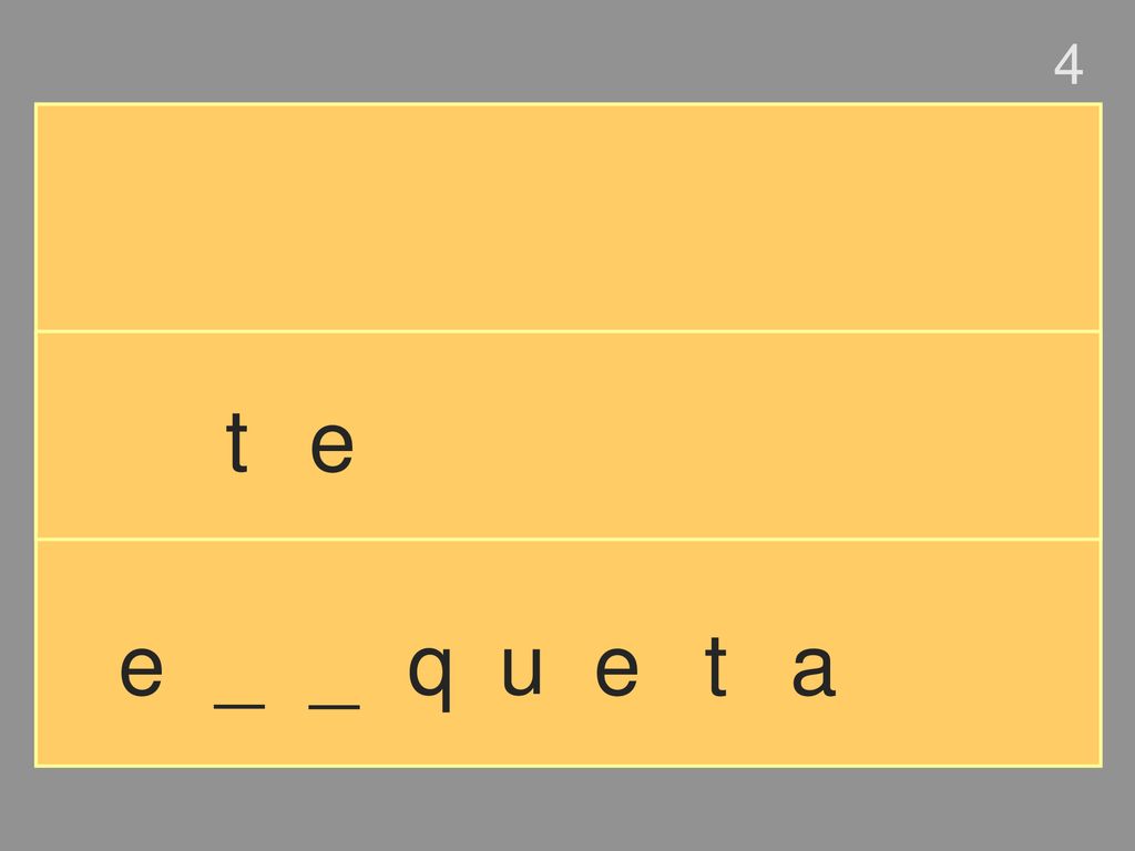 4 t e e _ _ q u e t a