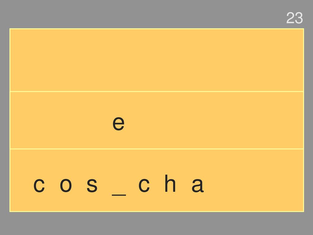 23 e c o s _ c h a