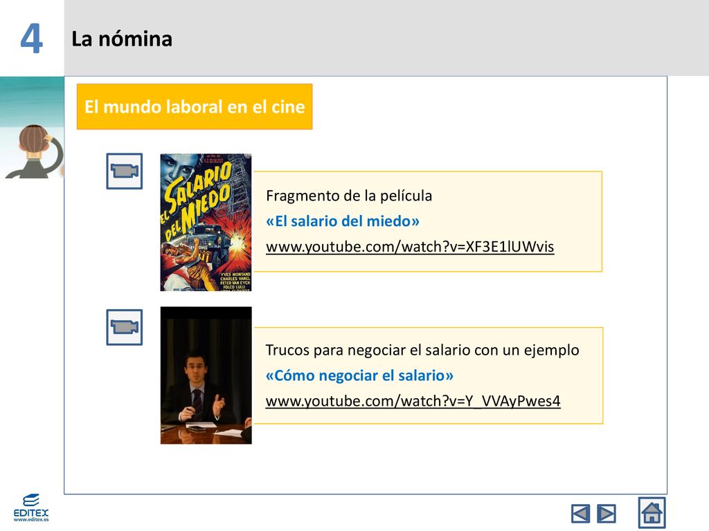 4 La nómina El mundo laboral en el cine