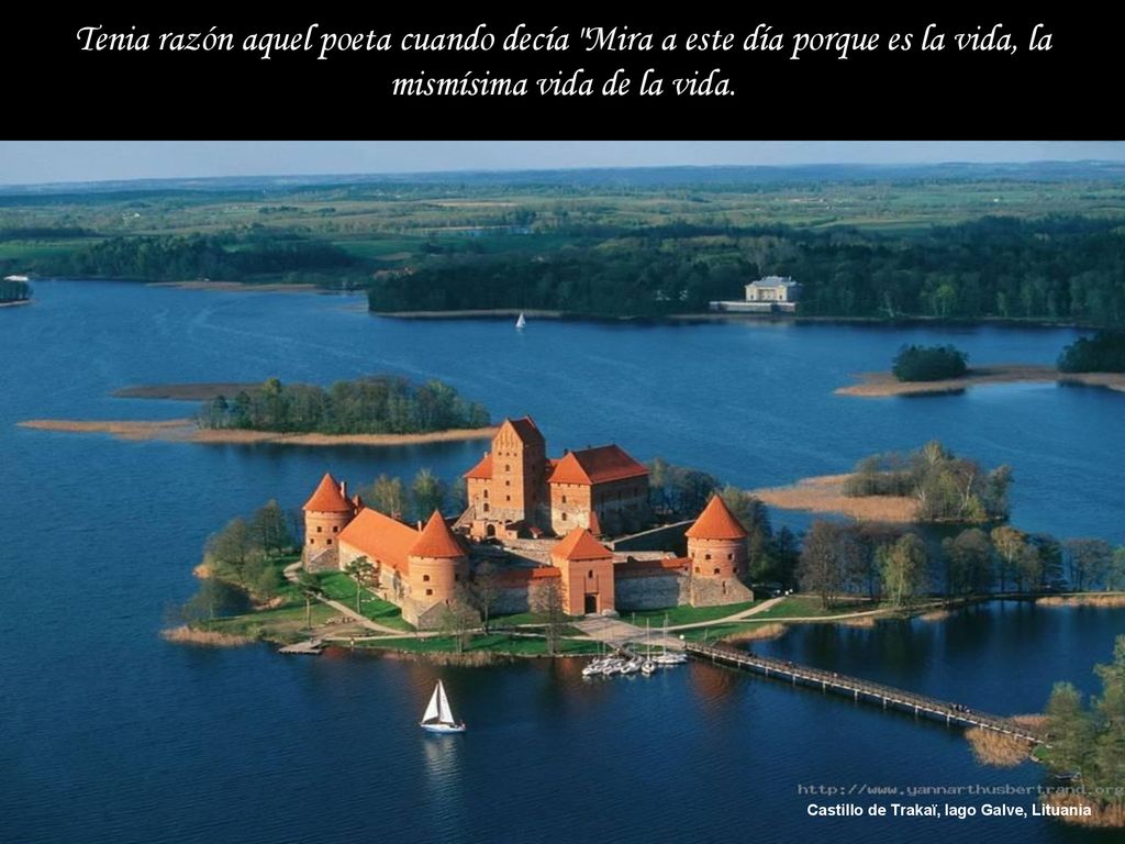 Tenia razón aquel poeta cuando decía Mira a este día porque es la vida, la mismísima vida de la vida.