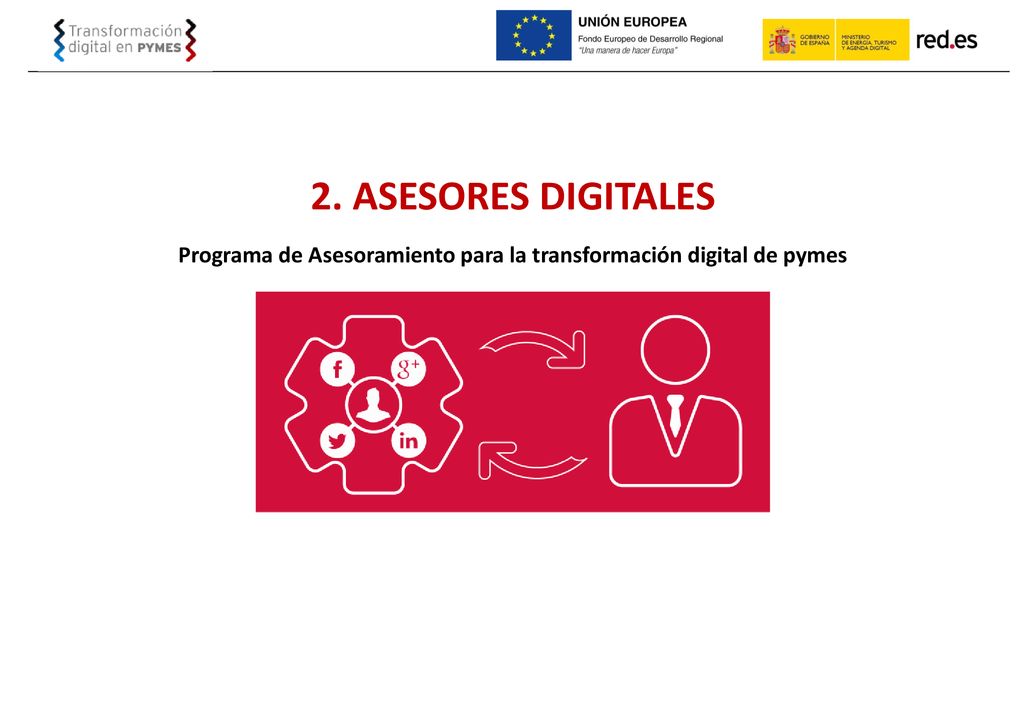 Programa de Asesoramiento para la transformación digital de pymes