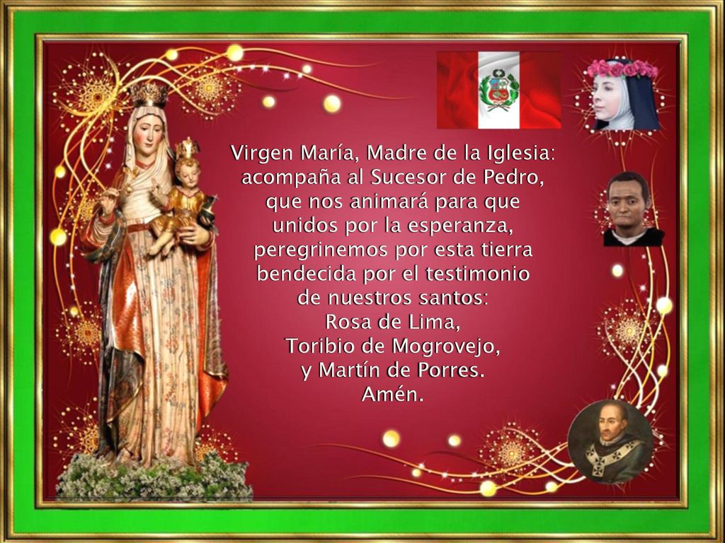 Virgen María, Madre de la Iglesia: acompaña al Sucesor de Pedro,