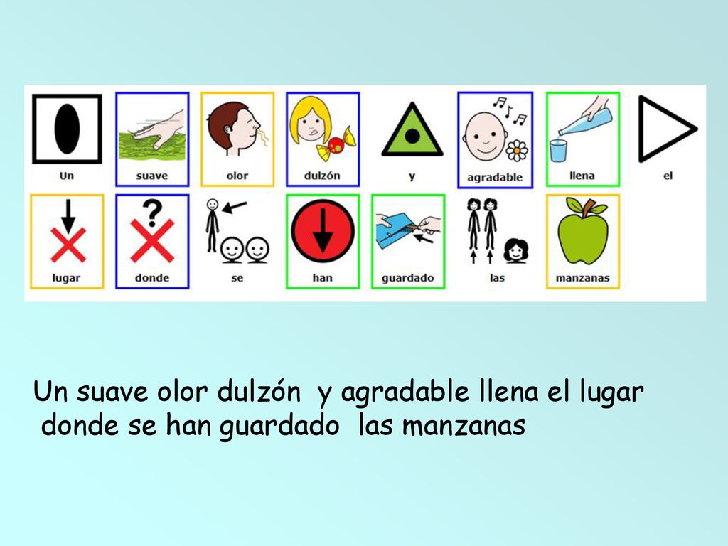 Un suave olor dulzón y agradable llena el lugar