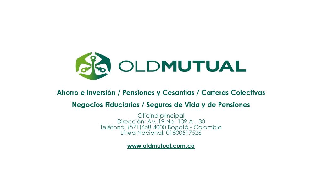 Ahorro e Inversión / Pensiones y Cesantías / Carteras Colectivas