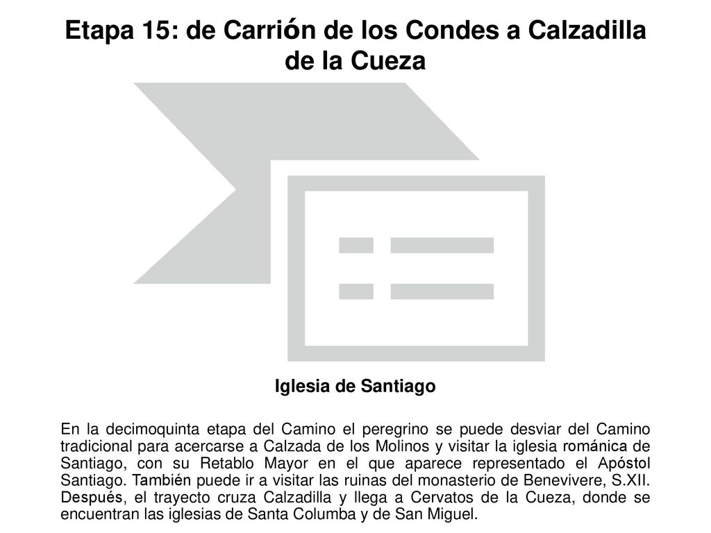 Etapa 15: de Carrión de los Condes a Calzadilla de la Cueza