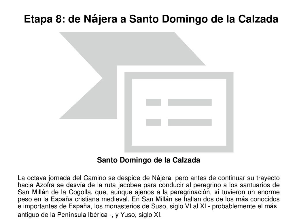 Etapa 8: de Nájera a Santo Domingo de la Calzada
