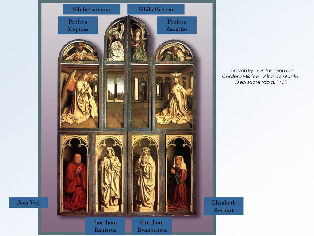 Joos Vyd Elisabeth Borluut San Juan Bautista San Juan Evangelista