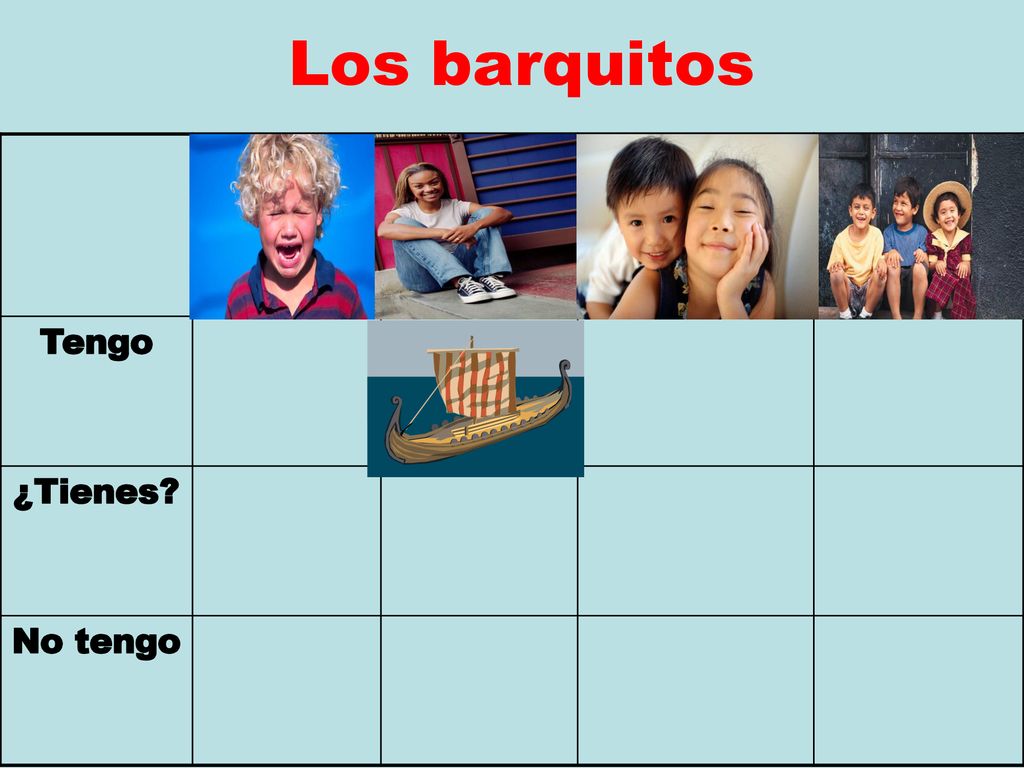 Los barquitos uno hermano una hermana 2 hernanas y 3 hermanos Tengo