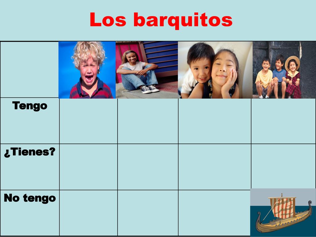 Los barquitos uno hermano una hermana 2 hernanas y 3 hermanos Tengo