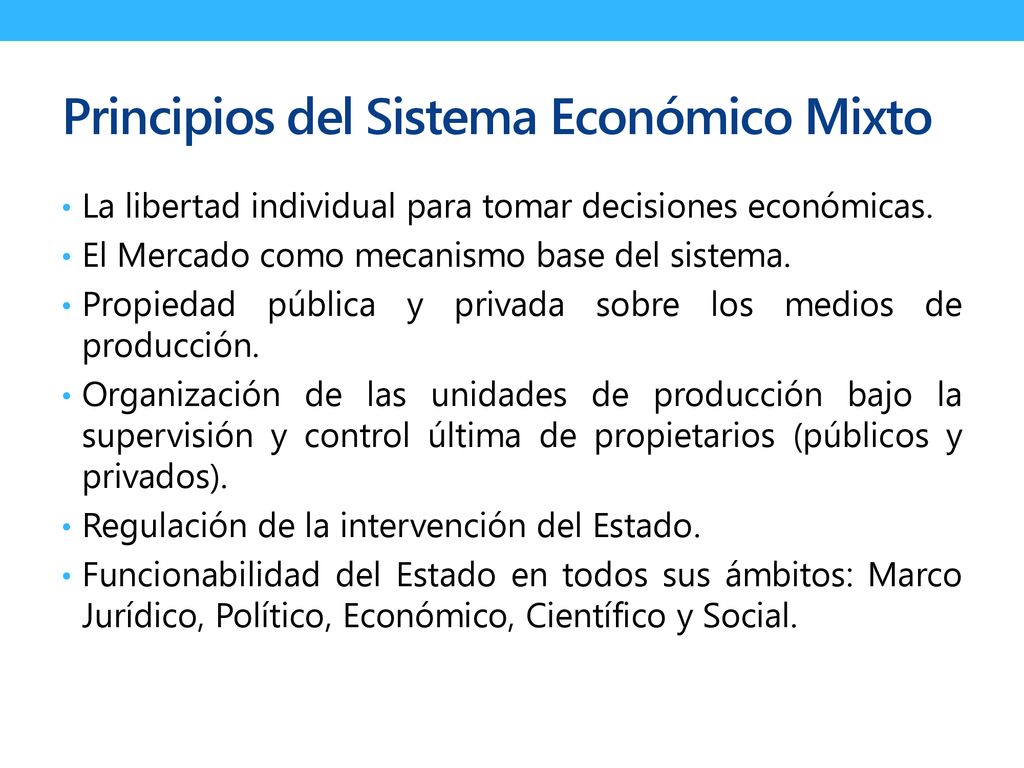 Tema: El Sistema Económico - ppt descargar
