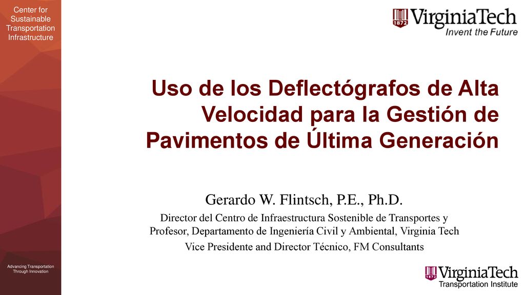 Uso de los Deflectógrafos de Alta Velocidad para la Gestión de Pavimentos de Última Generación