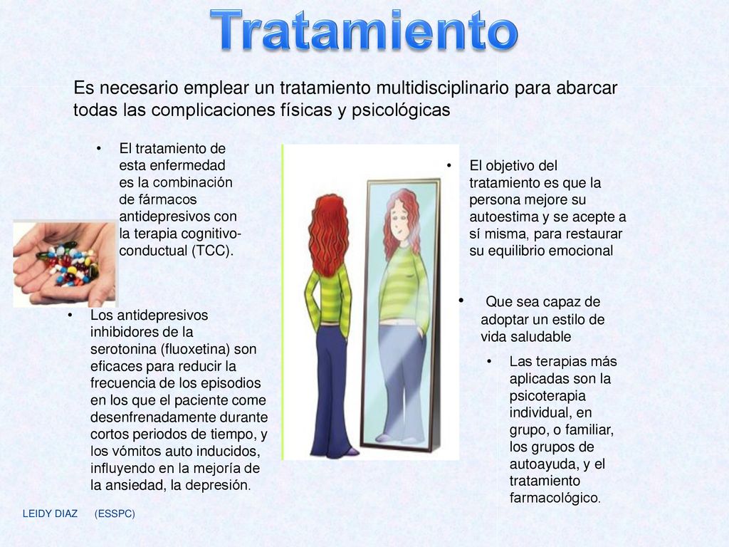 Tratamiento Es necesario emplear un tratamiento multidisciplinario para abarcar todas las complicaciones físicas y psicológicas.