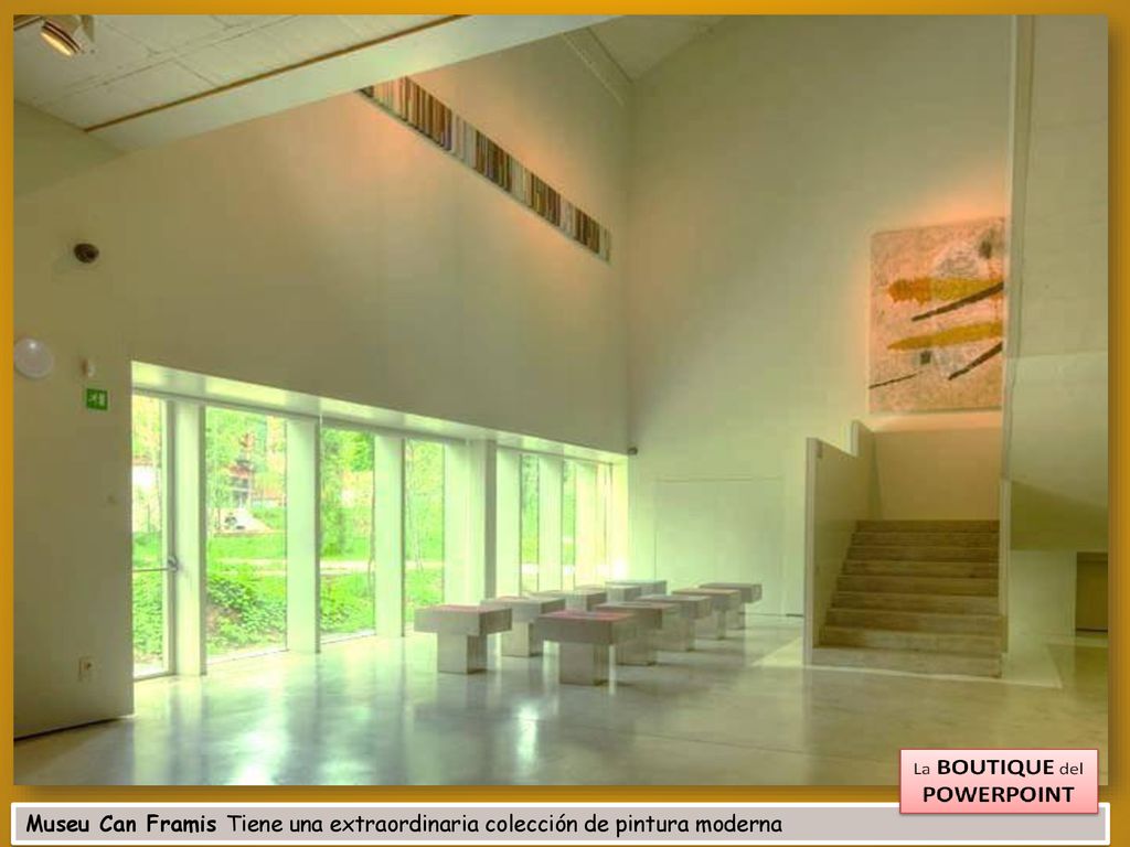 Museu Can Framis Tiene una extraordinaria colección de pintura moderna