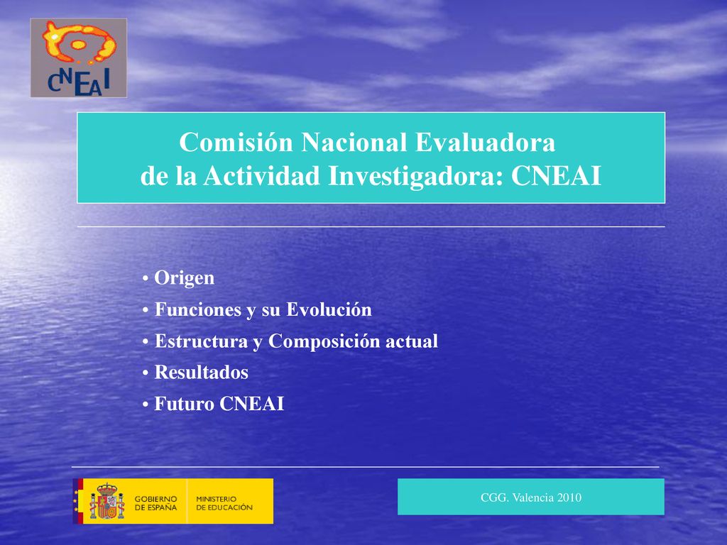 Comisión Nacional Evaluadora de la Actividad Investigadora: CNEAI