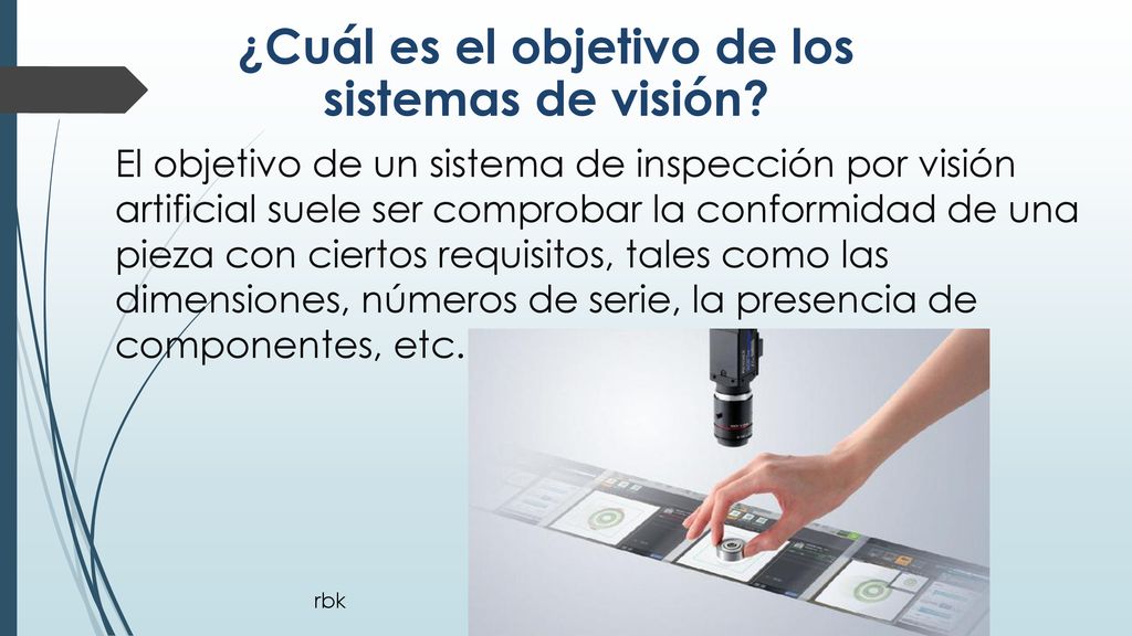 SISTEMAS DE VISIÓN EN LA INDUSTRIA - ppt descargar