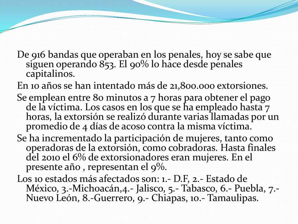 De 916 bandas que operaban en los penales, hoy se sabe que siguen operando 853.