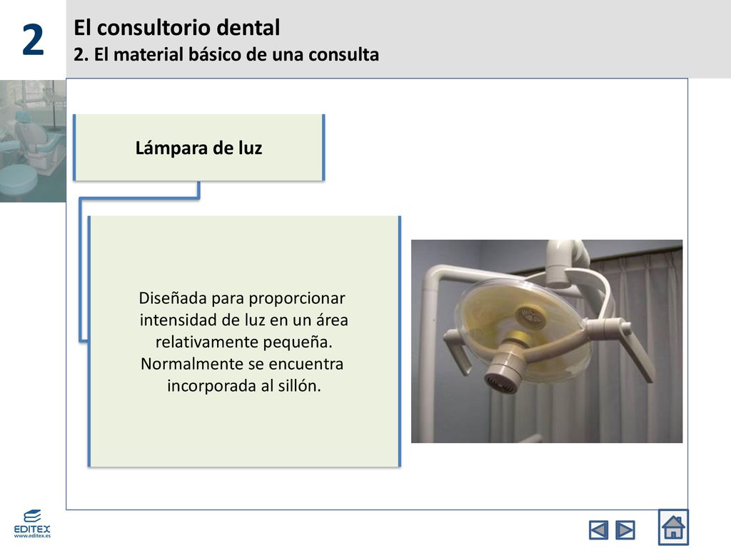 El consultorio dental 2. El material básico de una consulta