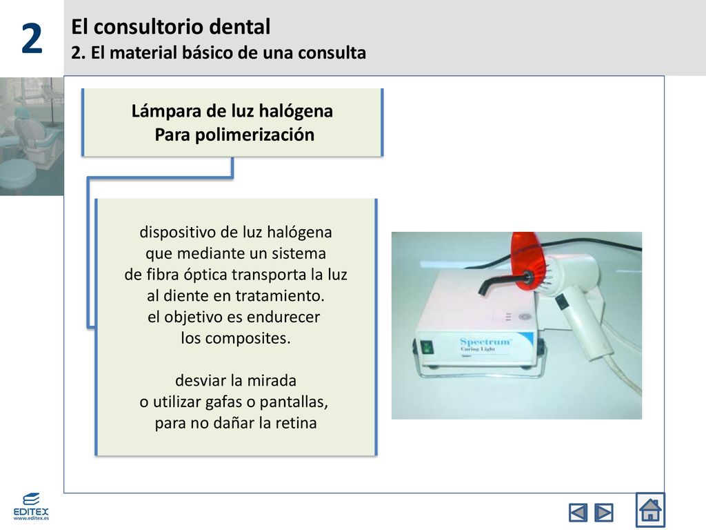 El consultorio dental 2. El material básico de una consulta