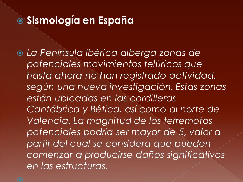 Sismología en España