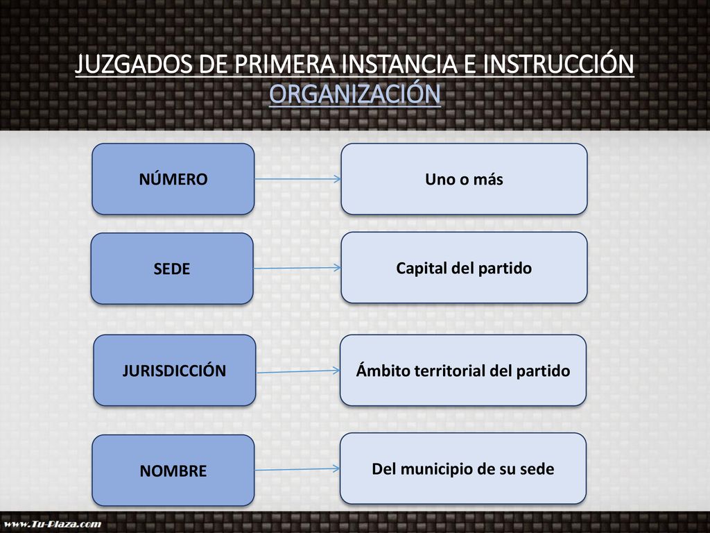 EXAMEN DE LA ORGANIZACIÓN Y COMPETENCIA: JUZGADOS DE PRIMERA INSTANCIA E  INSTRUCCIÓN. JUZGADOS DE LO PENAL. JUZGADOS DE LO CONTENCIOSO  ADMINISTRATIVO. - ppt descargar