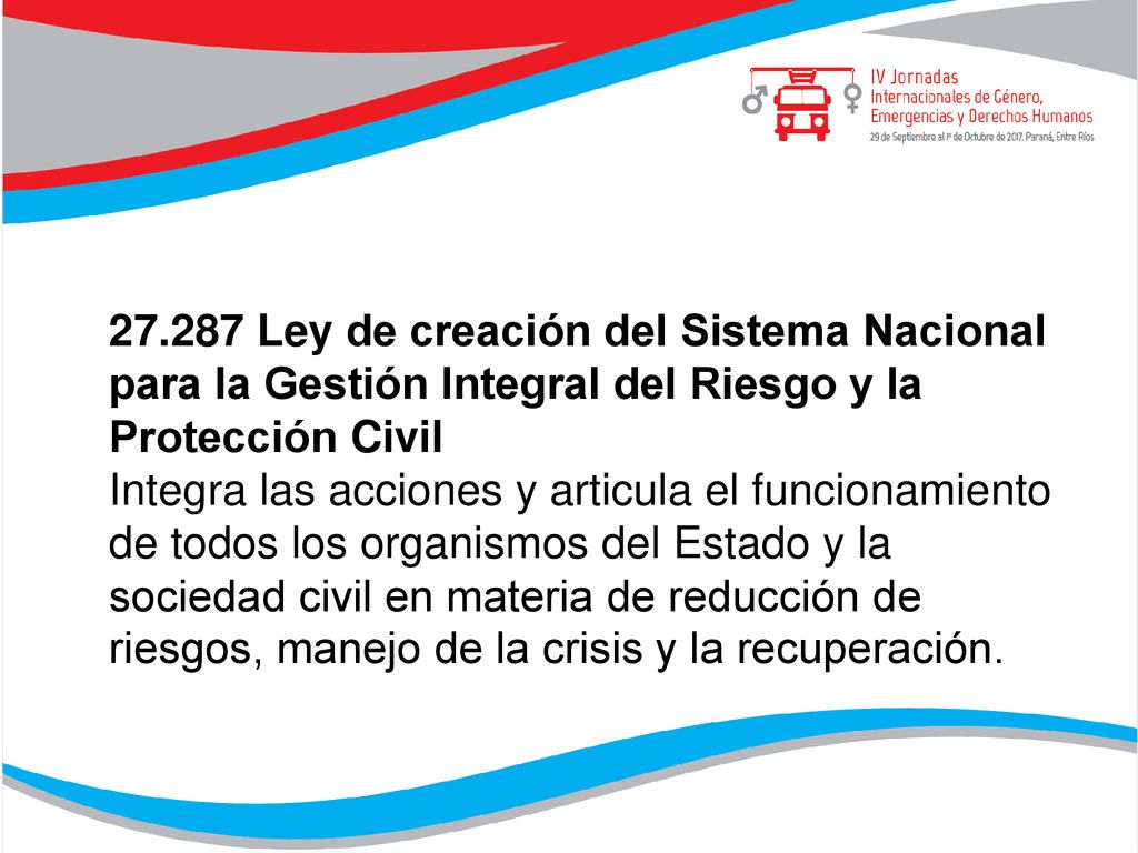 Ley de creación del Sistema Nacional para la Gestión Integral del Riesgo y la Protección Civil