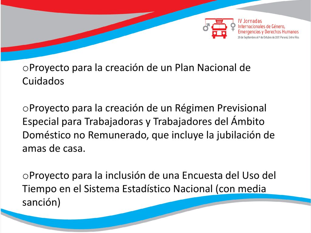 Proyecto para la creación de un Plan Nacional de Cuidados