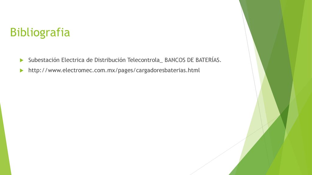 Bibliografia Subestación Electrica de Distribución Telecontrola_ BANCOS DE BATERÍAS.