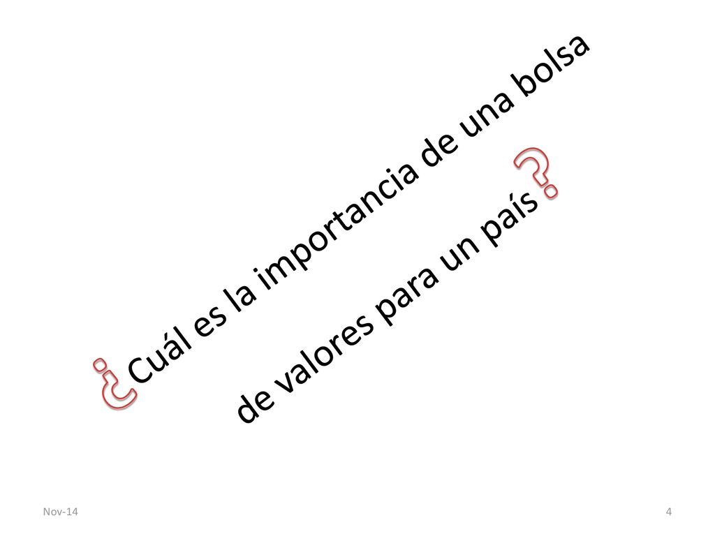 ¿Cuál es la importancia de una bolsa de valores para un país
